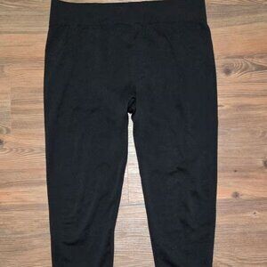 Black fleece leggings